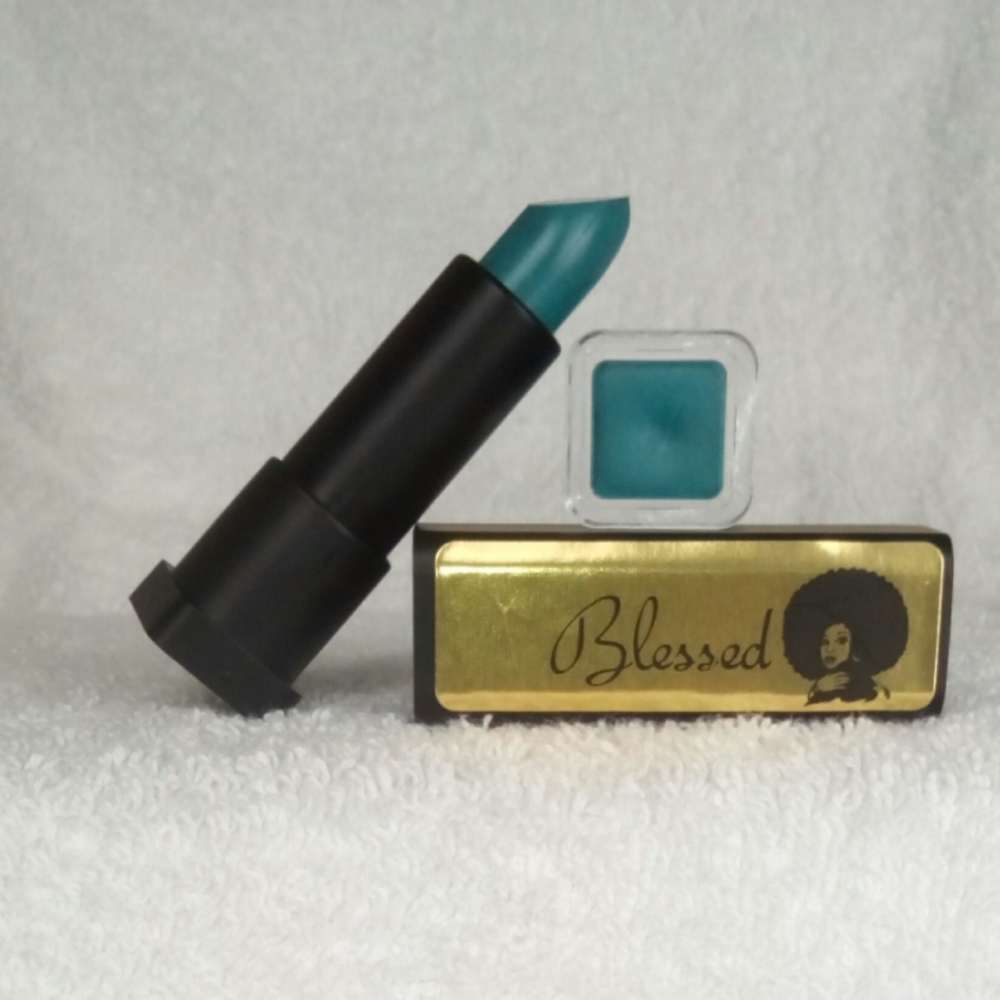 Boldly Beautiful Teal Lipstick/Lipgloss